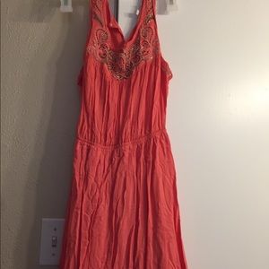 Coral dress